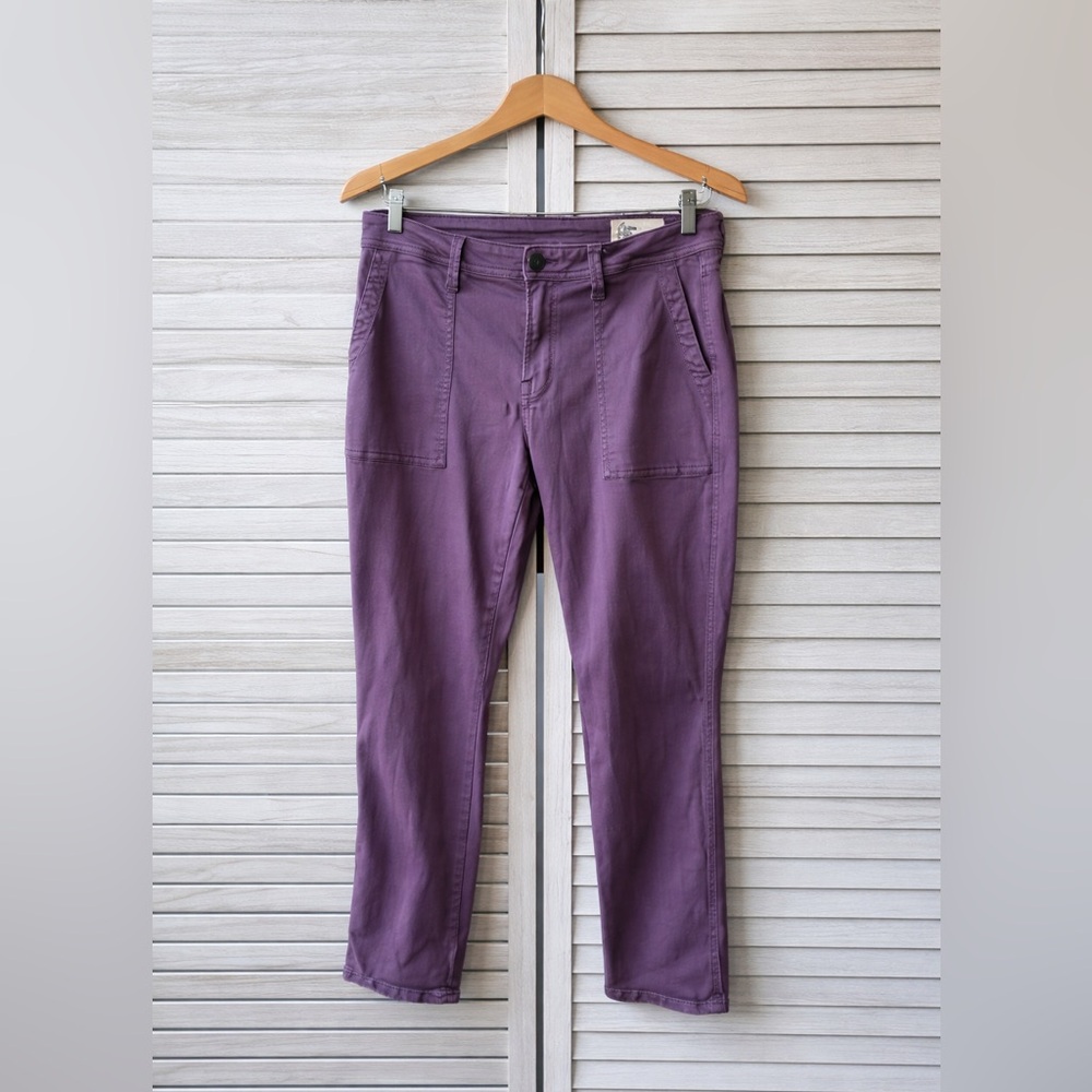 Cosmic Blue Love Purple Skinny Jeans Size 30 High Rise Plum Stretch Pants
